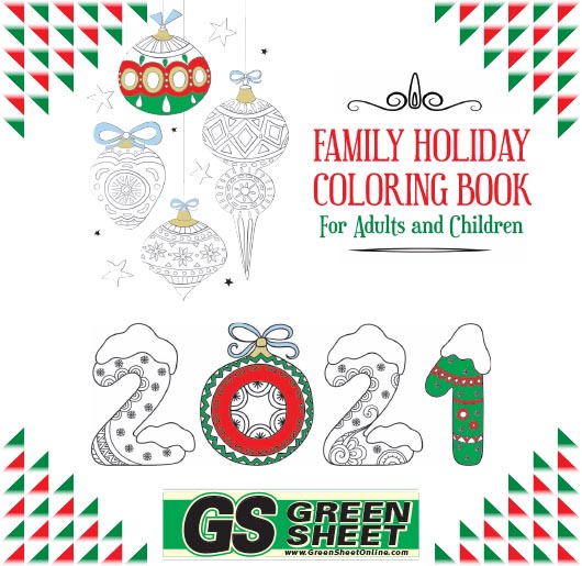 Green Sheet Coloring Book 2020